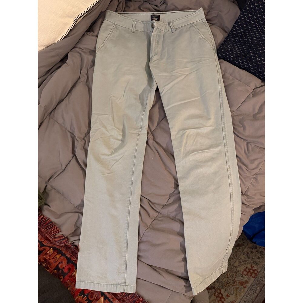 Men's Gap Lived-In Tapered Khaki Grey Pants (32/34)
